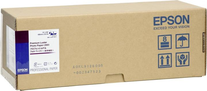 Produktbild Epson Premium Luster Photo Paper, 16", 30.5m (260 g/m², Plotterrollen, 1 x)