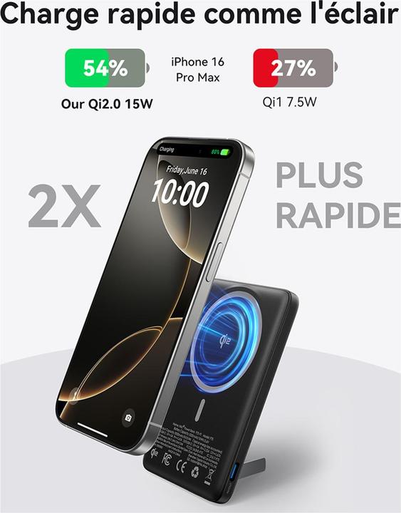 Immagine prodotto INIUPB5MAGPROSBK Powerbank (5000 mAh, 20 W)
