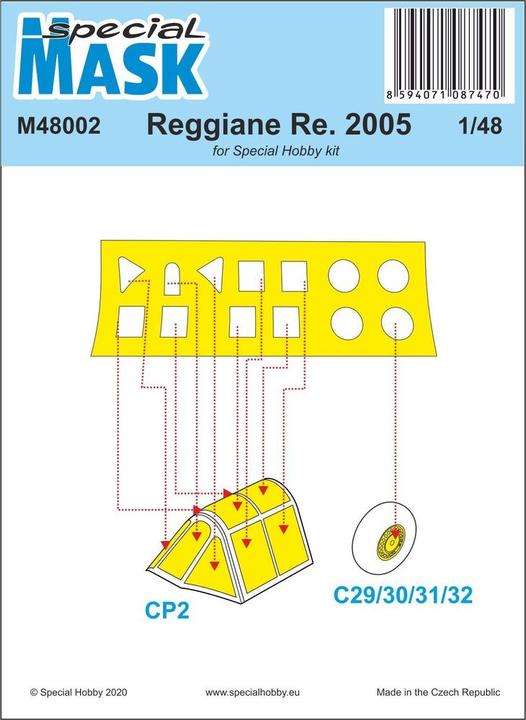 Actual product image Special Hobby Reggiane Re.2005 Mask