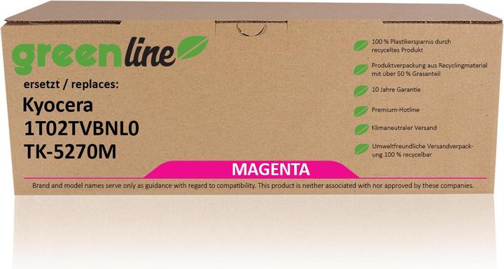 Immagine prodotto Inkadoo Toner greenline ersetzt Kyocera 1T02TVCNL0 / TK-5270 C Toner