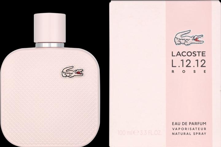 Actual product image Lacoste L.12.12 Rose EDP 100 ml (Eau de parfum, 100 ml)