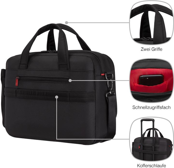 Image du produit Wenger Cosmic Brief 14 - 16" Laptop-Tasche mit Tablet-Fach - schwarz (16")