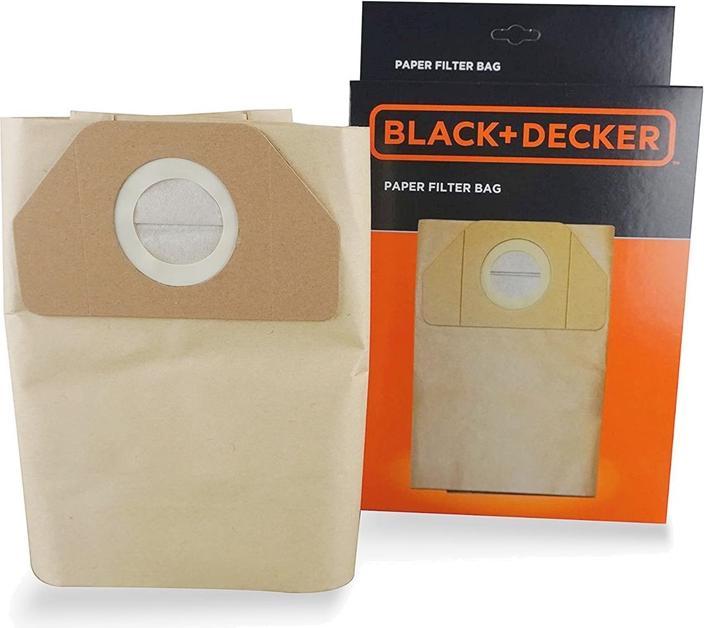 Produktbild Black & Decker Black&Decker Papierstaubsaugerbeutel 30L für Nass- und Trockensauger 5 Stk. (41830) (5 x)