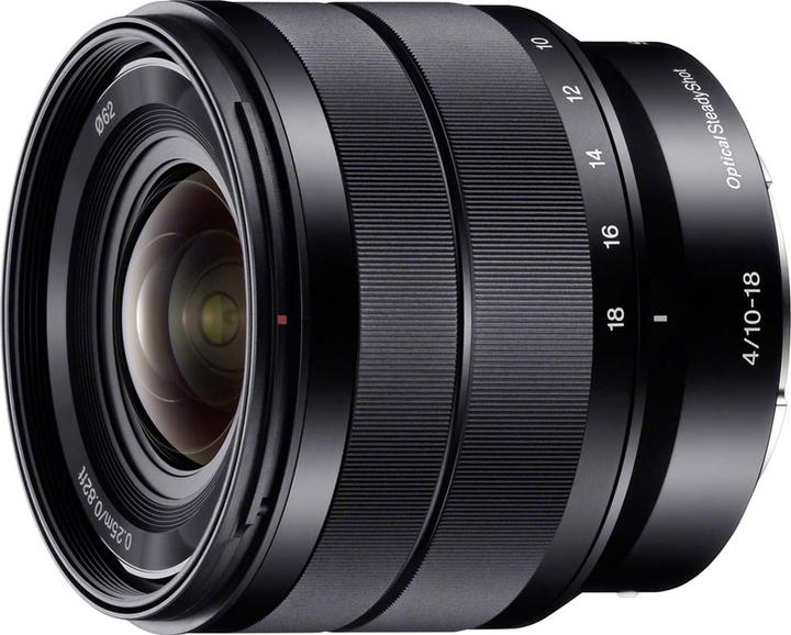 Actual product image Sony E 10-18mm f/4.0 OSS E-Mount (Sony E, APS-C / DX)