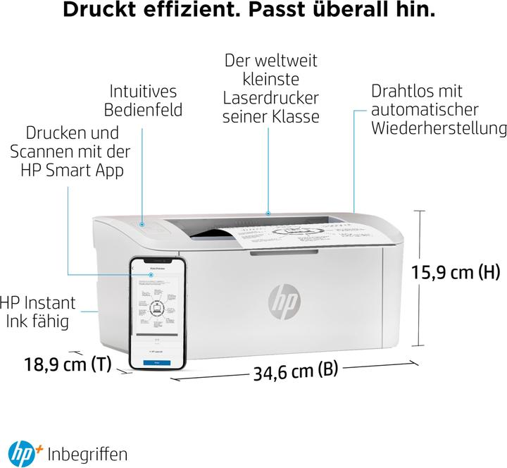 Produktbild HP LaserJet M110we (Laser, Schwarz-Weiss)