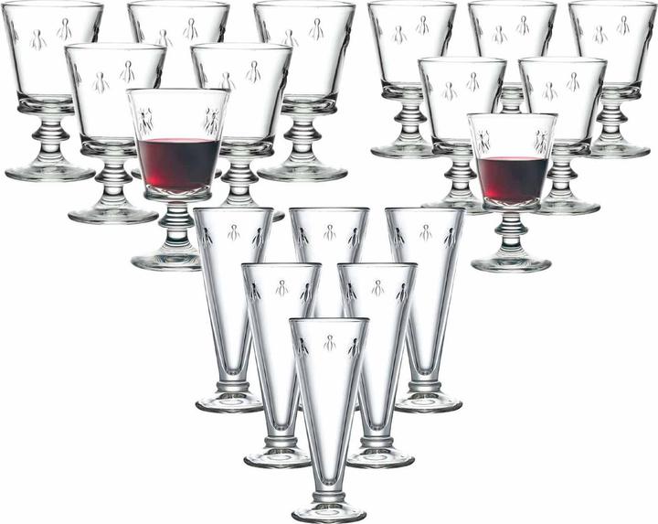 Actual product image La Rochère Wein- und Sektgläser Biene Abeille (35 cl, 18 Glasses, Wine glasses set)
