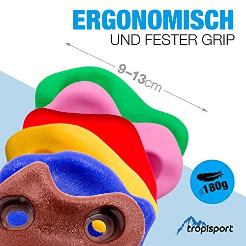Actual product image Tropisport Climbing holds - set of 10 colourful climbing blocks (Multicoloured)