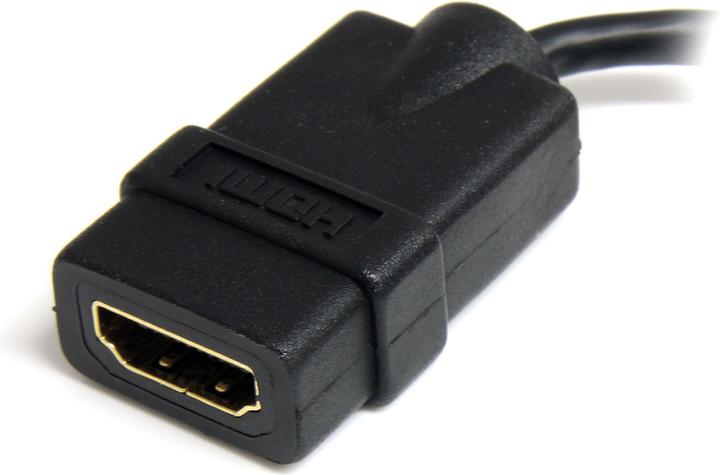 Produktbild StarTech HDMI (Typ A) — micro HDMI (Typ D) (0.12 m, HDMI)