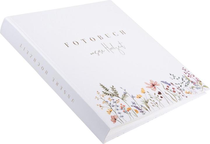 Produktbild Goldbuch Blütenliebe 30x31 60 weisse Seiten Hochzeit 08044 (30 x 31 cm)