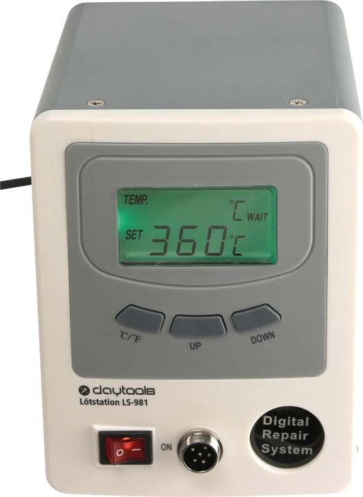 Actual product image Daytools Soldering station LS-981, LCD, 60W electronically controlled
