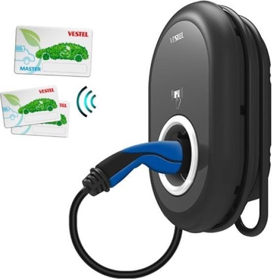Image du produit Vestel EVC04 (Type 2, 11 kW, 16 A, Câblé en dur)