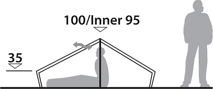 Actual product image Robens Chaser 2 LW (Dome tent, 1.40 kg, 2 persons)