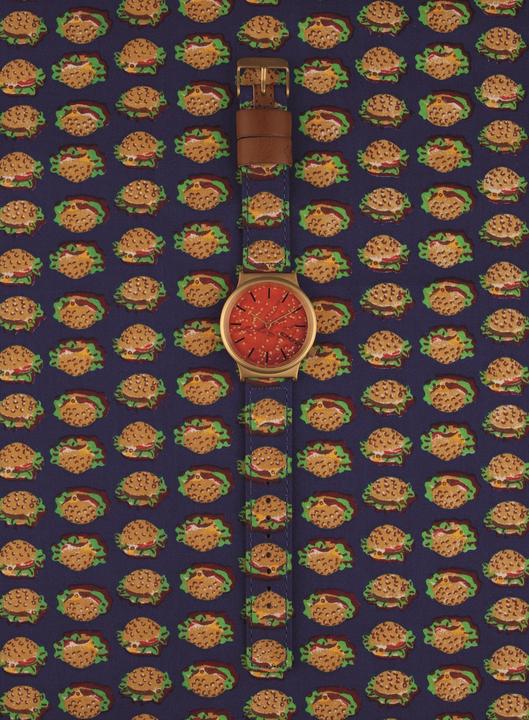 Produktbild Komono The Wizard Print Series Burgertime (Analoguhr, 36 mm)
