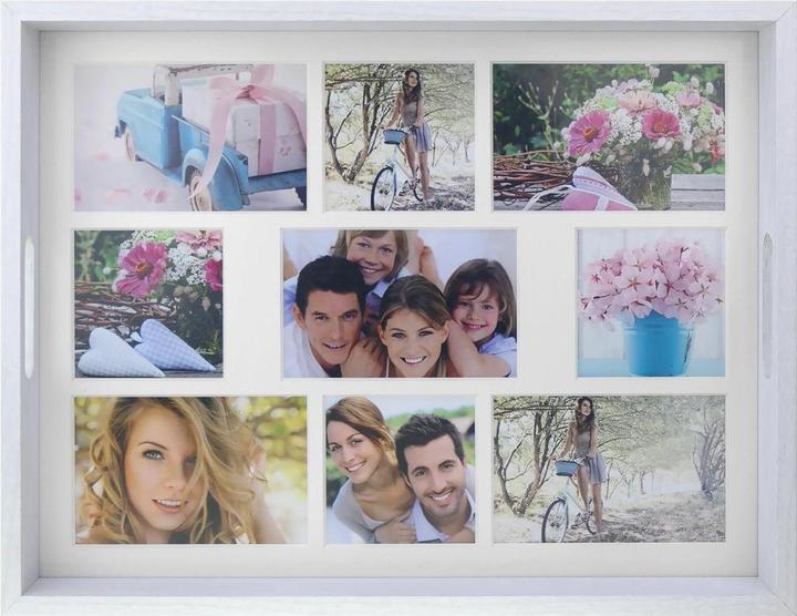 Image du produit ZEP Photo Tray white 45x35 plateau photo en bois 9 photos
