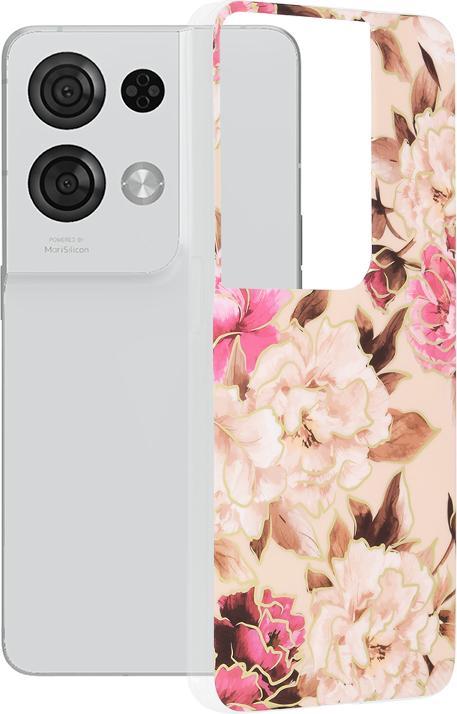 Produktbild Techsuit - Marble Series - Oppo Reno8 Pro - Mary Berry Nude (OPPO Reno8 Pro)