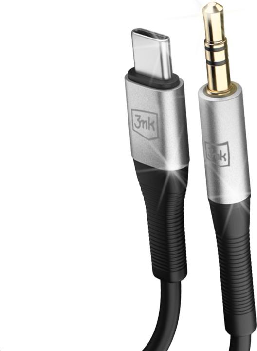 Actual product image 3MK USB C — 3.5mm Klinke (1 m, 3.5mm jack (AUX))