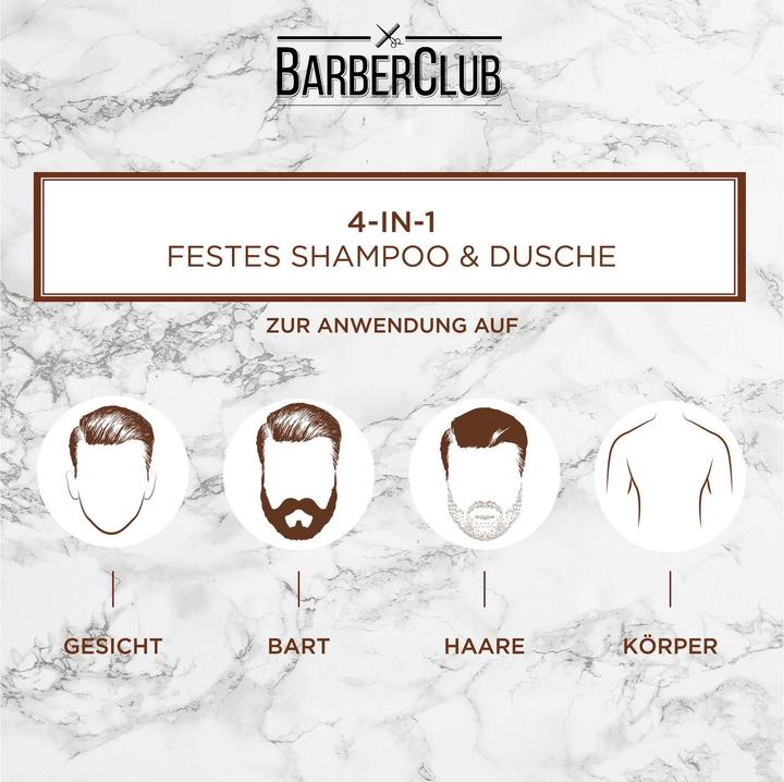 Actual product image L'Oréal Paris Men Expert Barber Club (80 ml, Solid shampoo)
