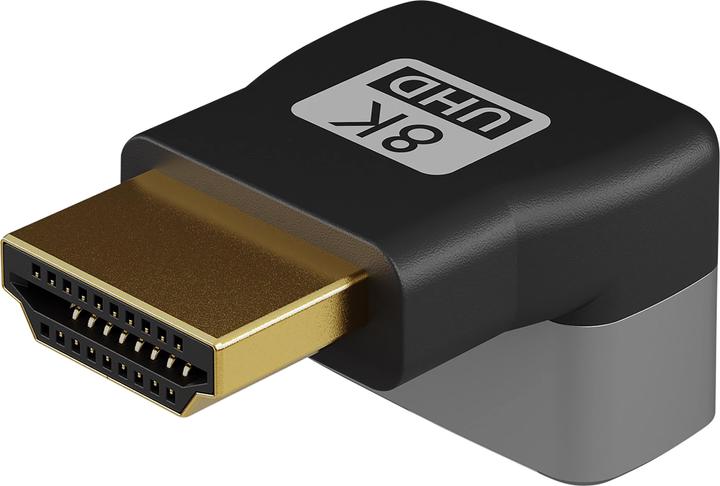 Immagine prodotto Goobay Adattatore angolare HDMI 270° verticale, 8K @ 60 Hz, placcato oro (HDMI)