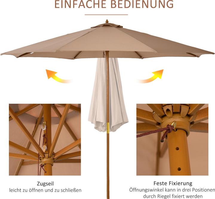 Produktbild Outsunny Sonnenschirm (3 m)