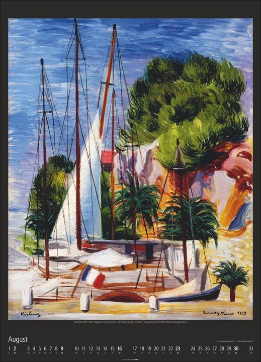 Produktbild World of Art Kalender 2026 (49 x 68 cm, Harter Einband, Deutsch, Englisch)