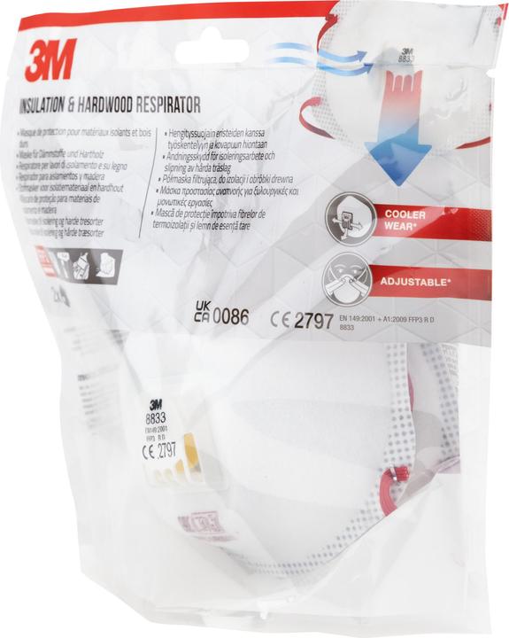Produktbild 3M Maske Dämmstoff (FFP3, 2 x)