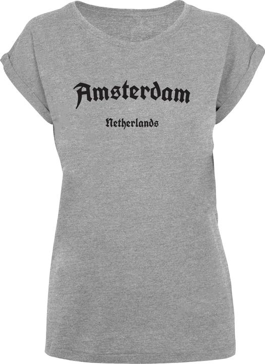 Actual product image Merchcode Ladies Amsterdam Extended Shoulder Tee - 113111 (S)