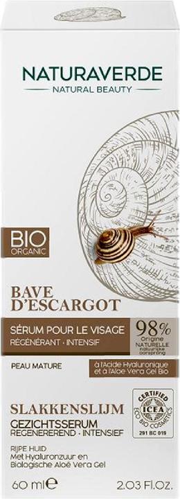 Actual product image Naturaverde NV Bio regenerating facial serum (60 ml)