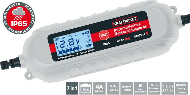 Produktbild Dino Batterieladegerät (6V, 12V, 3.80 A)