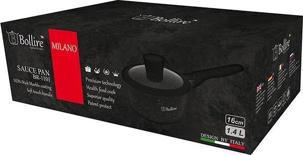 Actual product image Bollire POT MILANO 16X8.5CM ALU 1.4L (Pot, Aluminium)