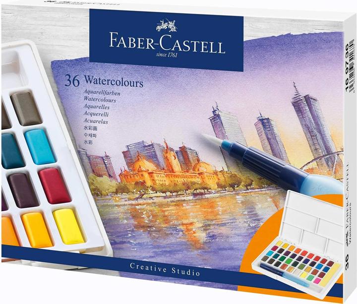 Faber-Castell Watercolour (Multicoloured, 36000 ml)
