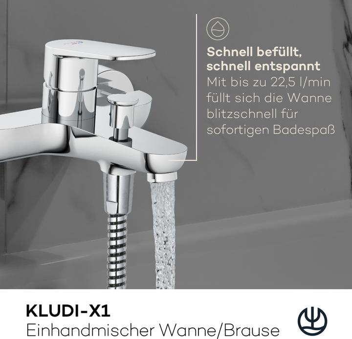 Produktbild Kludi X1 Wannenarmatur Aufputz