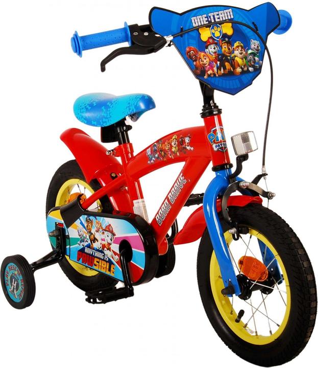Produktbild PAW Patrol Kinderfiets - Jongens - 12 inch - Rood/Blauw (12")