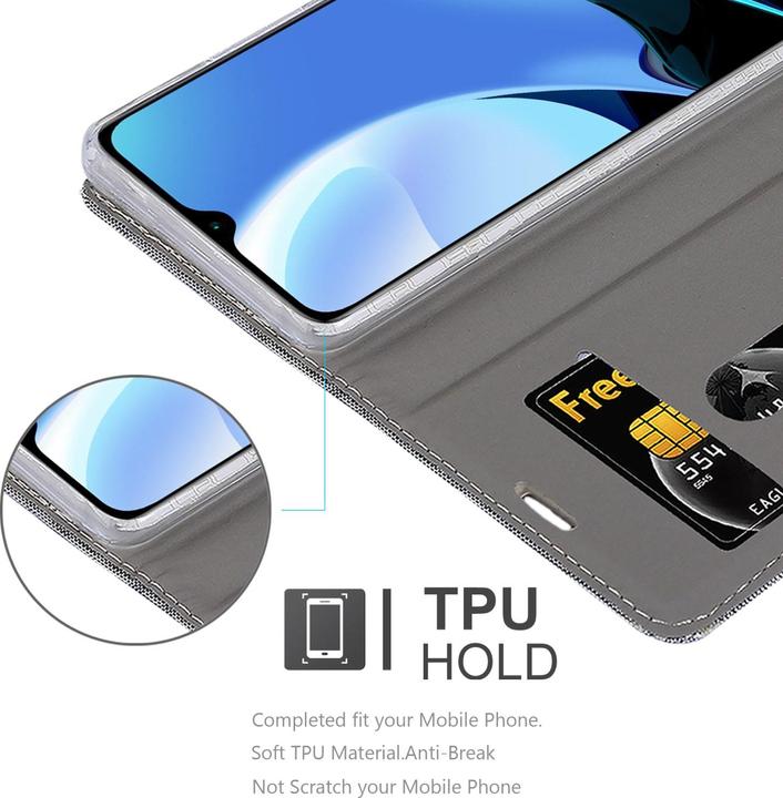 Produktbild Cadorabo Jeans Book Hülle (Xiaomi Poco M3, Xiaomi Redmi 9T)