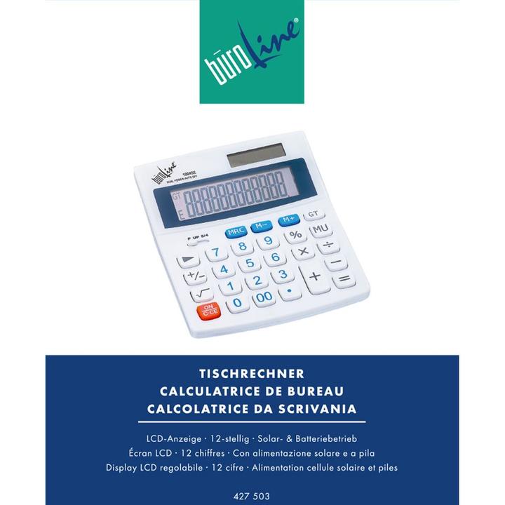 Produktbild BüroLine 1004se (Solarzellen, Batterien)