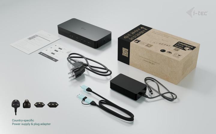 Produktbild i-tec USB-C/A Intelligent Dual DS+PD100W, Universal (USB-C, 9 Ports)