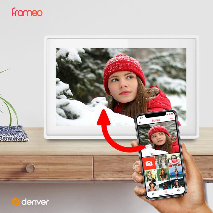 Productafbeelding Denver Frameo PFF-1021 (Wit) (10.10", 1280 x 800 pixels)