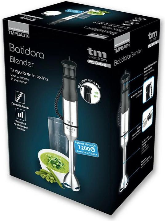 Image du produit TM Electron Handrührgerät Edelstahl 1200 W