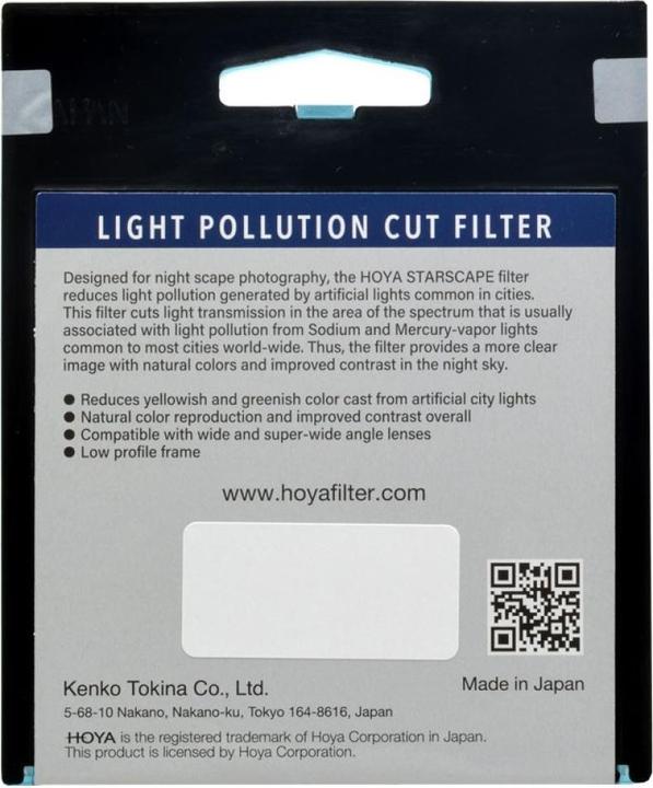 Produktbild Hoya STARSCAPE Astro Filter (52 mm, Nachtlicht Filter, 52 mm)