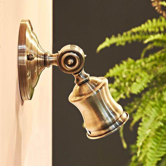 Productafbeelding Ideal lux BARBER GU10 wandlamp dimbaar gebrand warm wit 159997 (640 lm, GU10)