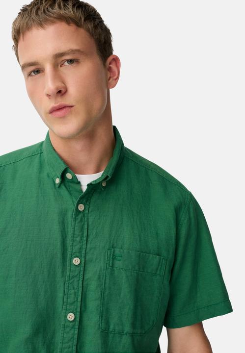 Immagine prodotto Camel Active Kurzarm-Hemd aus Leinen-Baumwoll-Mix (4XL)
