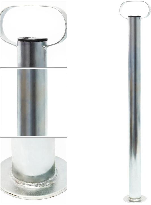 Produktbild Wiltec Abstellstütze Anhängerstütze 700mm ø48mm Stützrohr Anhänger Trailer