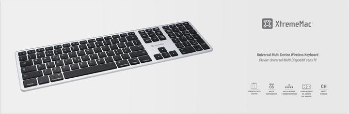 Produktbild XtremeMac XM-KEY-BT4-SLV (CH, Kabellos)