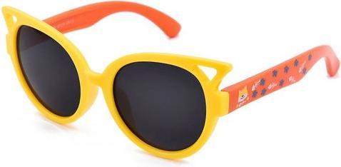 Bekos Kinder Sonnenbrille Katze gelb / orange Polarisiert