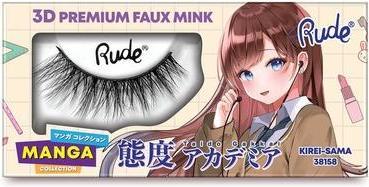 Actual product image Rude Cosmetics RUDE Manga 3D Faux Mink Lashes (Artificial eyelashes)
