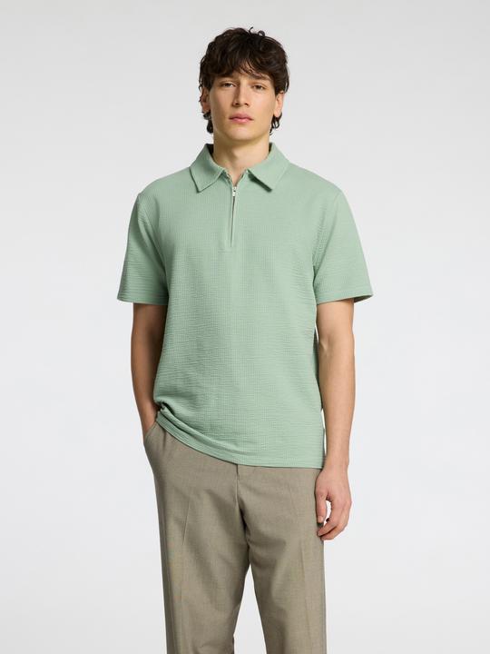 Image du produit Selected Homme Seersucker Polo shirt (S)