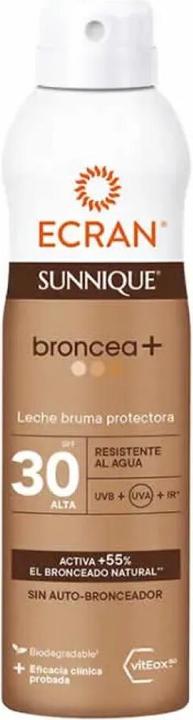 Immagine prodotto Ecran Sunnique Broncea Bruma Protect Spf30 250ml (Spray solare, SPF 30, 250 ml, 250 g)