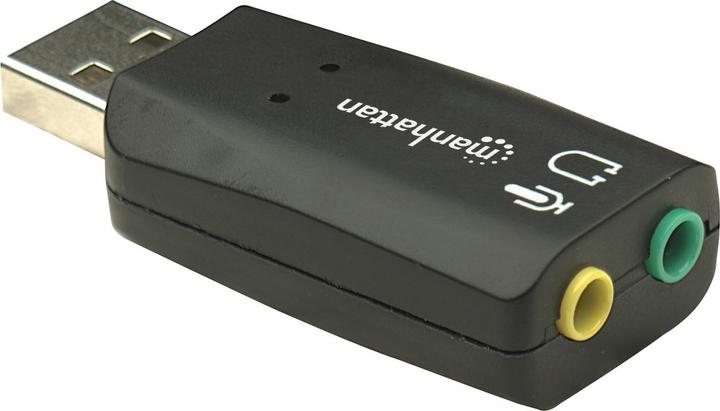 Actual product image Manhattan Hi-Speed USB 3D Sound Adapter (USB 2.0)