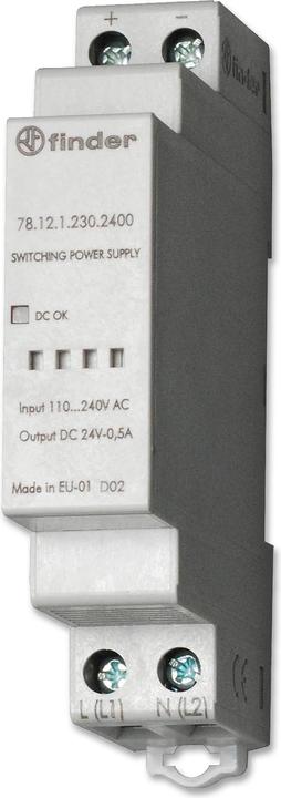 Actual product image Finder 78.12.1.230.2400 DIN Rail Power Supply 24 V/DC 0.63 A 12 W