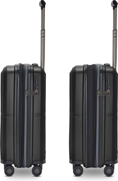 Immagine prodotto Pactastic Collection 01 Carrello cabina a 4 ruote da 55 cm con piega a espansione (42 l, Bagaglio a mano (fino a 50 litri))
