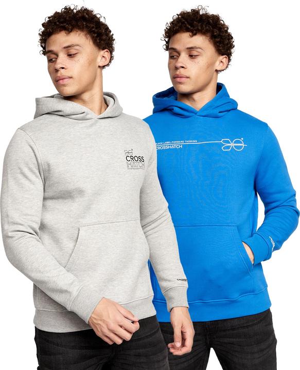 Immagine prodotto Crosshatch Felpa con cappuccio Burmax per uomo (lotto di 2) (XL)